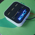 Card reader and USB hub combo